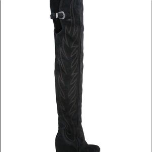 Ash Gaucho Over the Knee Boot